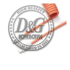 Кабел за клавиатура Keychron Coiled Aviator Straight Custom USB Cable, USB-C - USB-C  Pink Orange